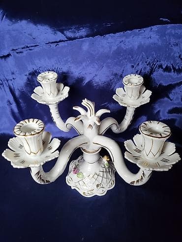 Candles and candlesticks: Svecnjak nov,Zajecar porcelan rucni rad iz 70ih.god. Porcelanski at lalafo.rs — 7 Candles and candlesticks: Svecnjak nov,Zajecar porcelan rucni rad iz 70ih.god. Porcelanski — 7