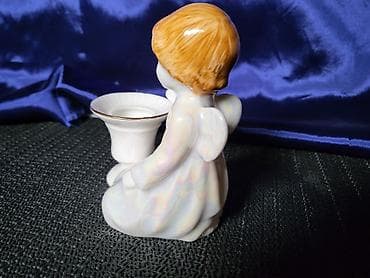 Nov porcelanski svecnja andjela iz 70ih.god. Nov svecnjak sa sedef na lalafo.rs — 6 Nov porcelanski svecnja andjela iz 70ih.god. Nov svecnjak sa sedef — 6