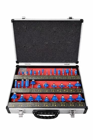 Tool Accessories & Attachments: Set glodala za ručnu glodalicu – komplet u koferu - Profesionalni set at lalafo.rs — 2 Tool Accessories & Attachments: Set glodala za ručnu glodalicu – komplet u koferu - Profesionalni set — 2