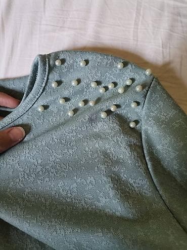 Tunika sa zvonastim rukavima S-M Kao nova. Svetla mint nijansa kao na na lalafo.rs — 6 Tunika sa zvonastim rukavima S-M Kao nova. Svetla mint nijansa kao na — 6