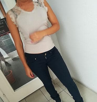 Pants: Teget vrhunske pantalone Vel S M sa puno elastina at lalafo.rs — 7 Pants: Teget vrhunske pantalone Vel S M sa puno elastina — 7