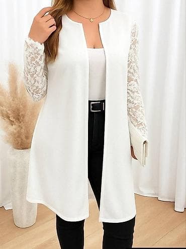 L11. Kardigan za punije sa čipka rukavima Dostupni još u na lalafo.rs — 2 L11. Kardigan za punije sa čipka rukavima Dostupni još u — 2