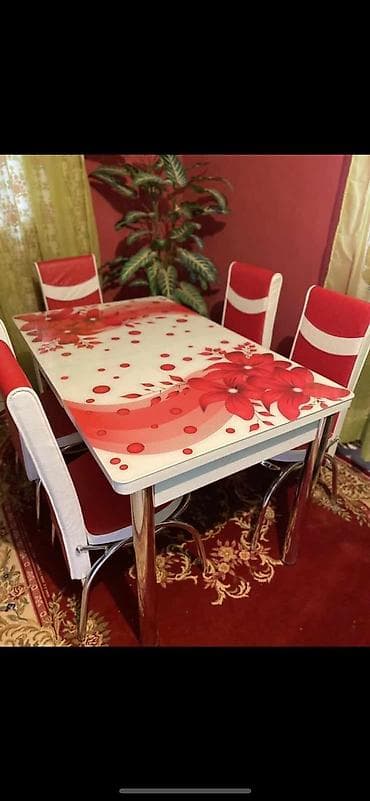 02. Komplet sto i 6 stolica nova cena 230e na lalafo.rs — 1 02. Komplet sto i 6 stolica nova cena 230e — 1