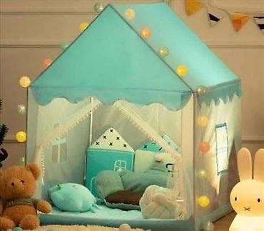 Šator za decu novo kućica sa zavesama Sator je lagan i prenosiv na lalafo.rs — 5 Šator za decu novo kućica sa zavesama Sator je lagan i prenosiv — 5