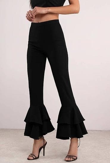 Pantalone sa dva karnera,zvonarice. Crna,roza,pink,svetlo na lalafo.rs Pantalone sa dva karnera,zvonarice. Crna,roza,pink,svetlo