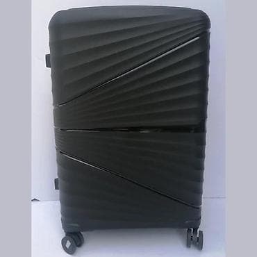 Travel suitcases and bags: Tvrdi putni kofer na točkiće – crni - Materijal: čvrsta ABS/PC at lalafo.rs — 3 Travel suitcases and bags: Tvrdi putni kofer na točkiće – crni - Materijal: čvrsta ABS/PC — 3