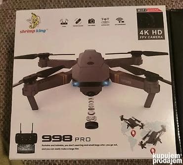 Dron 998 MAX + GRATIS BATERIJA 4k HD Dual kamera DRON SA CETKICAMA NA na lalafo.rs — 3 Dron 998 MAX + GRATIS BATERIJA 4k HD Dual kamera DRON SA CETKICAMA NA — 3