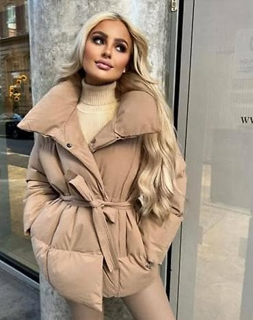 Dostupne velicine S,M,L,XL Ženska zimska puffer jakna sa pojasom - na lalafo.rs — 2 Dostupne velicine S,M,L,XL Ženska zimska puffer jakna sa pojasom - — 2