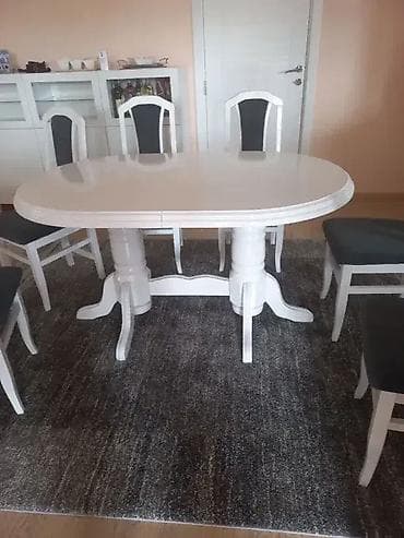 Desks and tables: Trpezarijski sto "Baluster" Opis: Trpezarijski sto sa baluster nogama at lalafo.rs — 5 Desks and tables: Trpezarijski sto "Baluster" Opis: Trpezarijski sto sa baluster nogama — 5