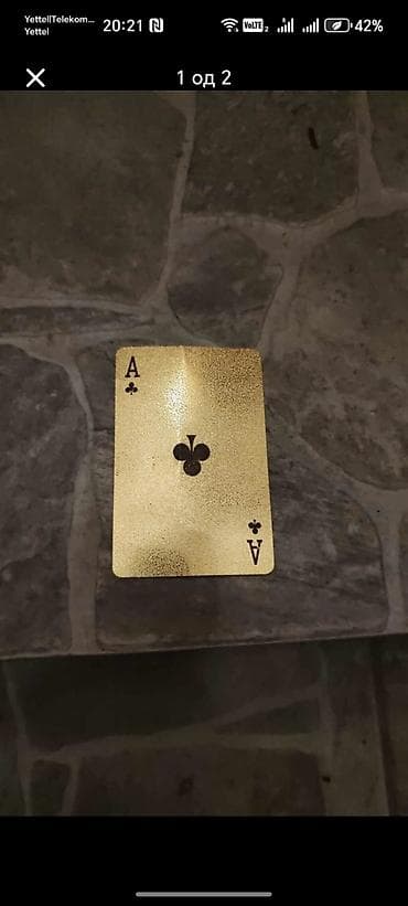 Sports & Leisure: Dek set zlatnih karata za igranje - Materijal: plastične karte sa at lalafo.rs — 2 Sports & Leisure: Dek set zlatnih karata za igranje - Materijal: plastične karte sa — 2