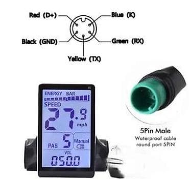 Bike accessories: LCD DISPLEJ ZA ELEKTRIČNI BICIKLI, PANEL UART2 M5 | . U at lalafo.rs — 9 Bike accessories: LCD DISPLEJ ZA ELEKTRIČNI BICIKLI, PANEL UART2 M5 | . U — 9