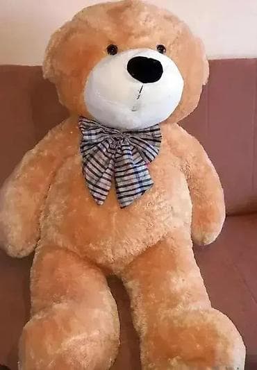 Mekani plišani meda sa mašnom 🧸💖 (120 cm) Savršen poklon za svaku na lalafo.rs — 2 Mekani plišani meda sa mašnom 🧸💖 (120 cm) Savršen poklon za svaku — 2