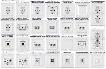 Aling Prestige utičnice, prekidači, kutije ; Aling Mode prekidači na lalafo.rs Aling Prestige utičnice, prekidači, kutije ; Aling Mode prekidači