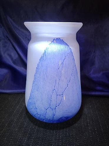 vaza 80 cm: Vaza nova duvano staklo Malta iz 70,80ih.god. Vaza pun rad,duvano na lalafo.rs — 2 vaza 80 cm: Vaza nova duvano staklo Malta iz 70,80ih.god. Vaza pun rad,duvano — 2