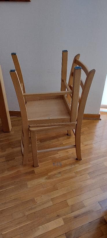 Sets of table and chairs: Na prodaju sto i 8 stolica od kuvane bukve. Dimenzije stola su 90 x at lalafo.rs — 8 Sets of table and chairs: Na prodaju sto i 8 stolica od kuvane bukve. Dimenzije stola su 90 x — 8