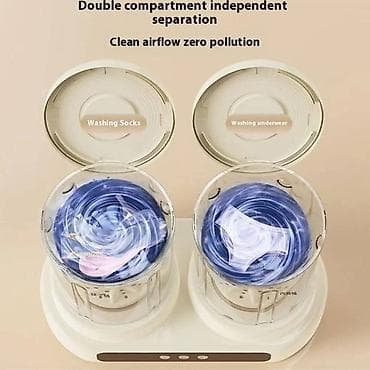 01. Преносна мини машина за прање веша са двоструким кадом за доњи na lalafo.rs — 2 01. Преносна мини машина за прање веша са двоструким кадом за доњи — 2