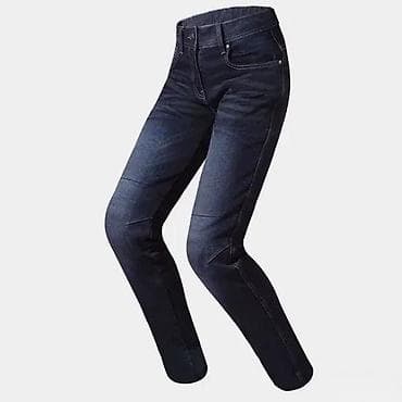 Muške motorske farmerke – tamni indigo denim - Materijal: elastični na lalafo.rs Muške motorske farmerke – tamni indigo denim - Materijal: elastični