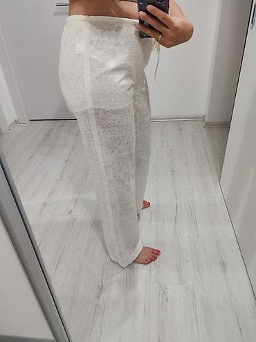 pantalone gina benotti: Bele letnje cipkane pantalone od Lana (70%) Velicina M ZARA na lalafo.rs — 2 pantalone gina benotti: Bele letnje cipkane pantalone od Lana (70%) Velicina M ZARA — 2