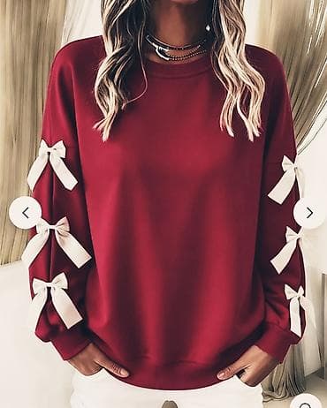 Women's Sweatshirts: Dukserica/tunika siroka mis rukavi na mašnice.Ima ranfle at lalafo.rs — 3 Women's Sweatshirts: Dukserica/tunika siroka mis rukavi na mašnice.Ima ranfle — 3