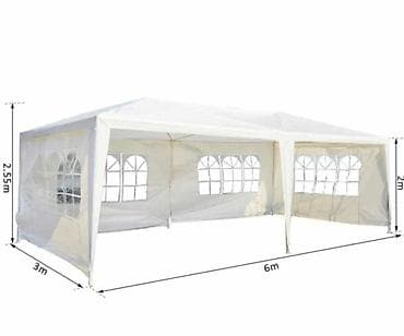 Garden umbrellas, awnings and pavilions: 04. Beli Paviljon Party 3x6m – Savršen za zabave i događaje na at lalafo.rs — 6 Garden umbrellas, awnings and pavilions: 04. Beli Paviljon Party 3x6m – Savršen za zabave i događaje na — 6