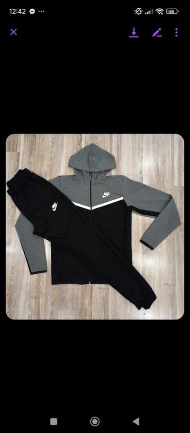 Trenerke: Komplet, 2XL (EU 56), L (EU 52), M (EU 50), Nike, bоја - Crna na lalafo.rs Trenerke: Komplet, 2XL (EU 56), L (EU 52), M (EU 50), Nike, bоја - Crna