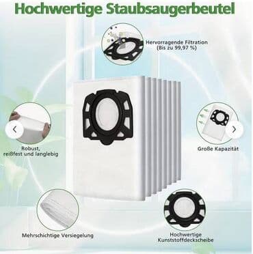 Kese za Karcher usisivače WD1/WD2/WD3 i dr. Kese su filcane za modele at lalafo.rs Kese za Karcher usisivače WD1/WD2/WD3 i dr. Kese su filcane za modele