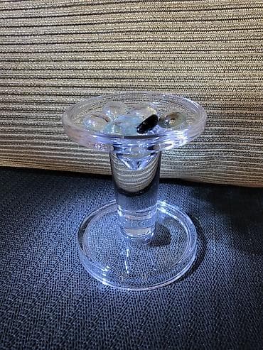 Svecnjak nov puno staklo vintaz. Vintaz staklen svecnjak,pun na lalafo.rs — 1 Svecnjak nov puno staklo vintaz. Vintaz staklen svecnjak,pun — 1