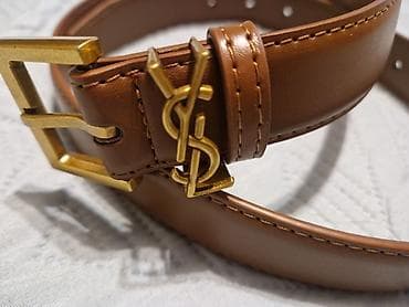 eko koza sa: Yves Saint Laurent (YSL) kaiš braon boje, sa kopčom zlatne boje na lalafo.rs — 1 eko koza sa: Yves Saint Laurent (YSL) kaiš braon boje, sa kopčom zlatne boje — 1