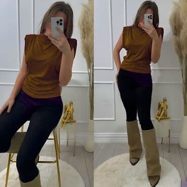 💫Ženska bezrukavna bluzica sa šljokicama
1800 din uni velicina na lalafo.rs 💫Ženska bezrukavna bluzica sa šljokicama
1800 din uni velicina