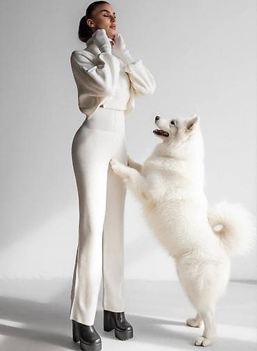 Ženski pleteni komplet – džemper + pantalone - Model: dvodelni set od na lalafo.rs — 2 Ženski pleteni komplet – džemper + pantalone - Model: dvodelni set od — 2