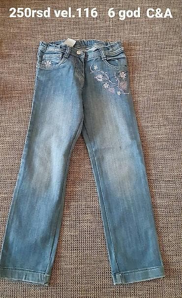 Dečije farmerke C&A – veličina 116 (za oko 6 godina) - Brend at lalafo.rs — 1 Dečije farmerke C&A – veličina 116 (za oko 6 godina) - Brend — 1