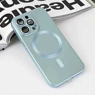 Maska Magsafe Chrome za iPhone 13 Pro 6.1 plava. Ova maska pruža na lalafo.rs — 1 Maska Magsafe Chrome za iPhone 13 Pro 6.1 plava. Ova maska pruža — 1