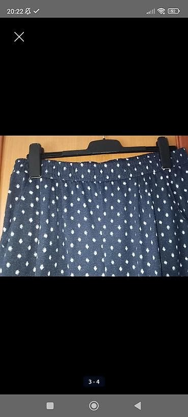 za svaki dan: Ženske pantalone – tamnoplave sa sitnim belim dezenom (tačkice/kapi) at lalafo.rs — 4 za svaki dan: Ženske pantalone – tamnoplave sa sitnim belim dezenom (tačkice/kapi) — 4