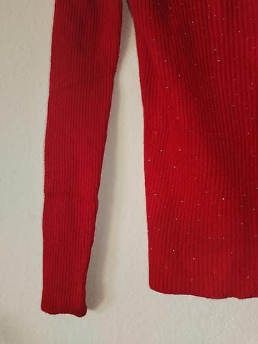 Crveni ženski džemper Ambitionfly Collection - Model: usko rebrasti na lalafo.rs — 3 Crveni ženski džemper Ambitionfly Collection - Model: usko rebrasti — 3