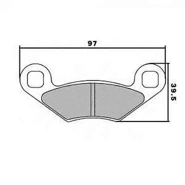 Transport: Ferodo kočione pločice za motocikle – dimenzije 97 x 39,5 mm - Tip at lalafo.rs — 1 Transport: Ferodo kočione pločice za motocikle – dimenzije 97 x 39,5 mm - Tip — 1