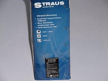 Tools & Equipment: Straus Austria dubinska vibraciona pumpa za vodu – model STVPVB-0201 at lalafo.rs — 4 Tools & Equipment: Straus Austria dubinska vibraciona pumpa za vodu – model STVPVB-0201 — 4