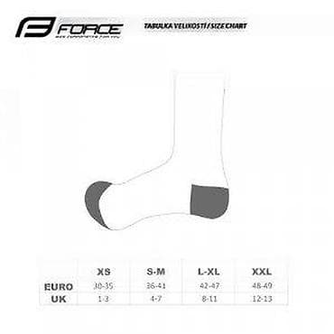 Equipment for cyclists: ČARAPE FORCE LONG PRO, PLAVE S-M/36-41 | više biciklističke čarape at lalafo.rs — 6 Equipment for cyclists: ČARAPE FORCE LONG PRO, PLAVE S-M/36-41 | više biciklističke čarape — 6