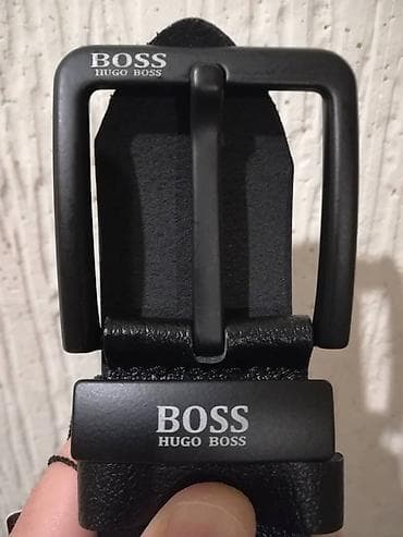 Novi muski kozni markirani kais Hugo Boss u crnoj boji. Zemlja porekla na lalafo.rs — 2 Novi muski kozni markirani kais Hugo Boss u crnoj boji. Zemlja porekla — 2