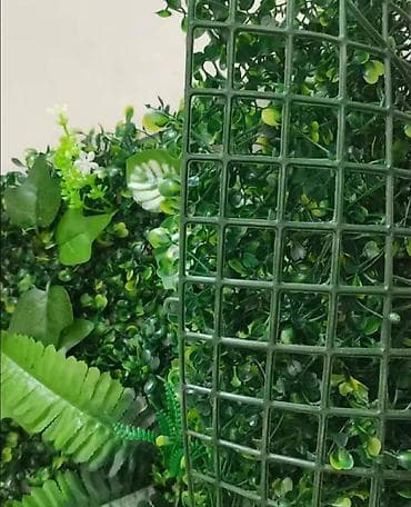 Dekorativni panel od veštačke zelene ograde – zidna zelena pozadina - na lalafo.rs Dekorativni panel od veštačke zelene ograde – zidna zelena pozadina -