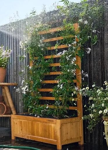 cepaci za drva: Parkside drvena saksija sa rešetkom (Planter with Trellis) - na lalafo.rs — 2 cepaci za drva: Parkside drvena saksija sa rešetkom (Planter with Trellis) - — 2
