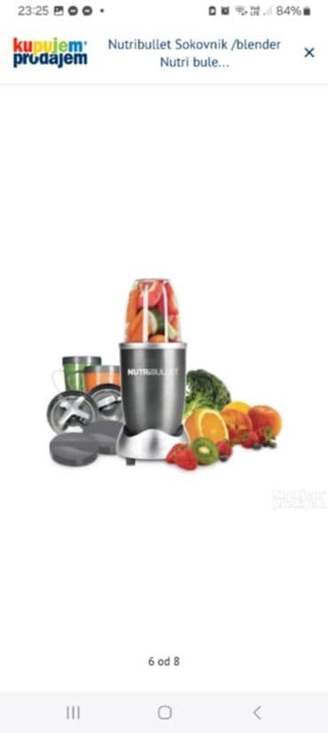 Blenderi, mikseri: Nutribullet – ekstraktor hrane/sokovnik-blender, set Opis: - Snažan na lalafo.rs Blenderi, mikseri: Nutribullet – ekstraktor hrane/sokovnik-blender, set Opis: - Snažan