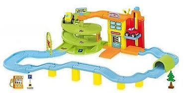 Dečji set – Garaža i staza za autiće - Velika spiralna garaža na tri na lalafo.rs Dečji set – Garaža i staza za autiće - Velika spiralna garaža na tri