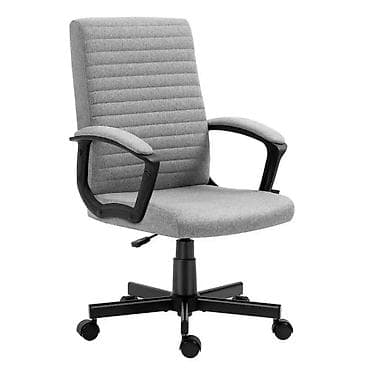 Kuhinjski nameštaj: Ergonomska kancelarijska stolica – siva tkanina - Tapacirana sedišna na lalafo.rs — 1 Kuhinjski nameštaj: Ergonomska kancelarijska stolica – siva tkanina - Tapacirana sedišna — 1