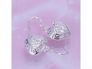 pantalone butiku ali: Srebrne viseće minđuše – šuplji romantični motiv srca - Materijal na lalafo.rs — 3 pantalone butiku ali: Srebrne viseće minđuše – šuplji romantični motiv srca - Materijal — 3