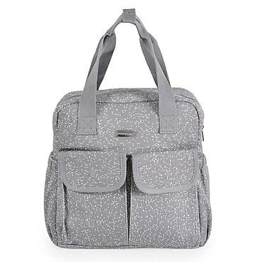 Backpacks, bags and suitcases: Siva višenamenska torba sa tačkicama – praktičan model za svakodnevnu at lalafo.rs — 1 Backpacks, bags and suitcases: Siva višenamenska torba sa tačkicama – praktičan model za svakodnevnu — 1