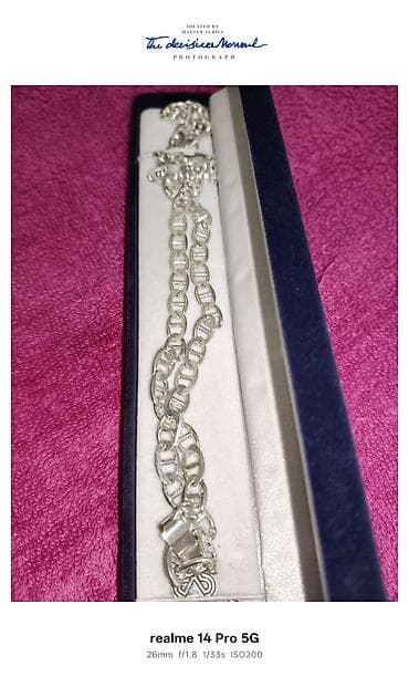 Srebrni lanac sa priveskom u obliku krsta - Materijal: srebro na lalafo.rs — 7 Srebrni lanac sa priveskom u obliku krsta - Materijal: srebro — 7