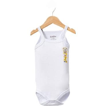 Bodysuits and Footies for babies: Bebi bodi na bretele BabyToo – beli - Materijal: 100% pamuk (mekan i at lalafo.rs — 1 Bodysuits and Footies for babies: Bebi bodi na bretele BabyToo – beli - Materijal: 100% pamuk (mekan i — 1