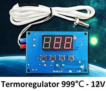 Termostati za veš mašine: Termoregulator XH-W1315 – 12V, do 999°C Opis: - Digitalni kontroler na lalafo.rs — 2 Termostati za veš mašine: Termoregulator XH-W1315 – 12V, do 999°C Opis: - Digitalni kontroler — 2