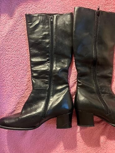 High boots, 38, color - Black at lalafo.rs — 2 High boots, 38, color - Black — 2