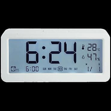 Sat sa alarmom, termometrom i merenjem vlažnosti vazduha. Temperatura na lalafo.rs — 2 Sat sa alarmom, termometrom i merenjem vlažnosti vazduha. Temperatura — 2